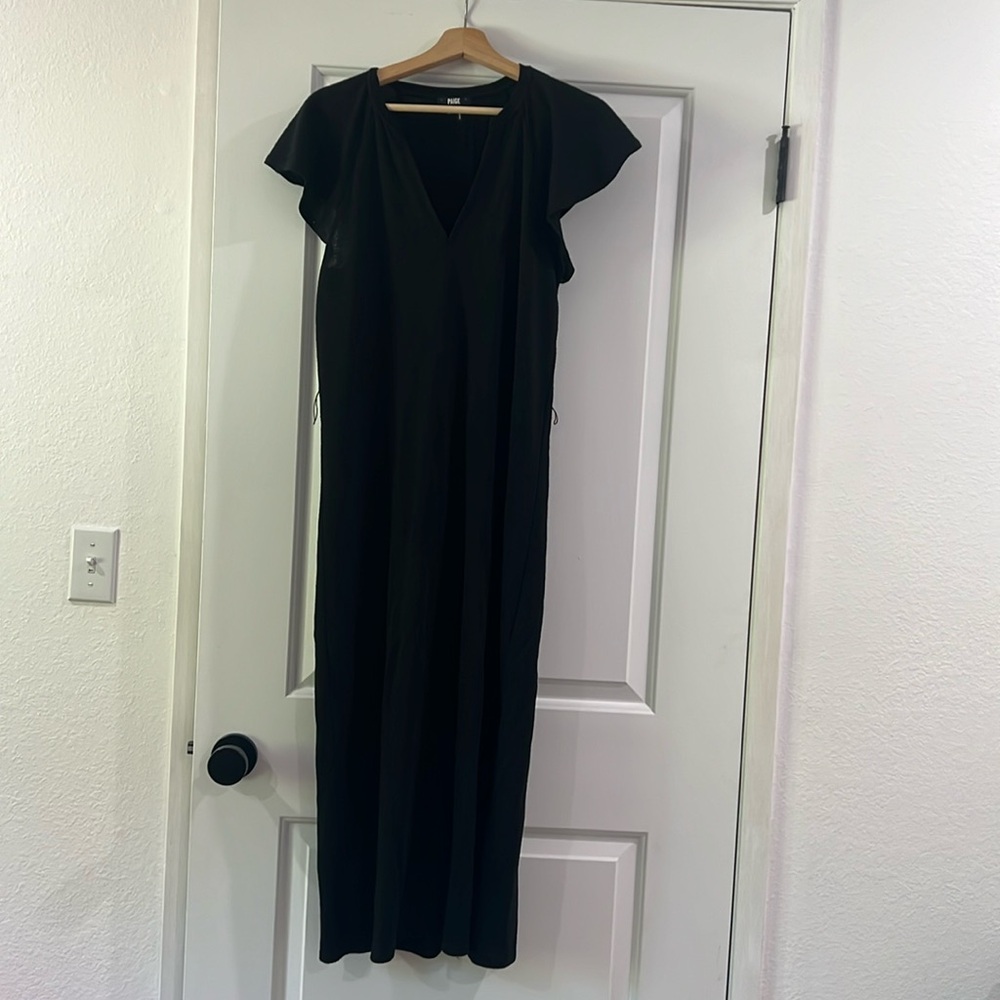 Black maxi dress